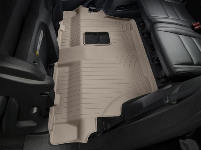 Weathertech 4510843, Floor Liner, DigitalFit (R), Molded Fit, Raised Channels With A Lower Reservoir, Tan, High-Density Tri-Extruded Material, 1 Piece