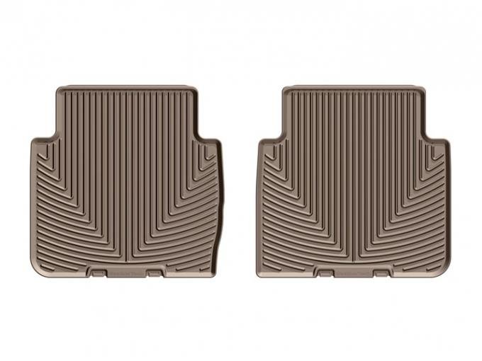 Weathertech W420TN, Floor Mat, All Weather, Direct-Fit, Deeply Sculpted Channels, Tan, Rubber, 2 Piece