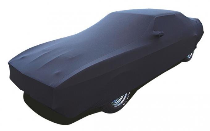 Mustang Car Cover Coupe, Onyx Satin Indoor, Black, 1971-1973