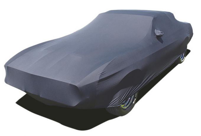 Mustang Car Cover Convertible, Onyx Satin Indoor, Black, 1971-1973